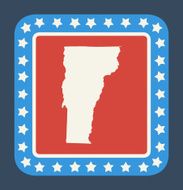 Vermont state button N2