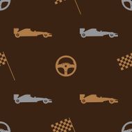 brown automotive icon pattern eps10