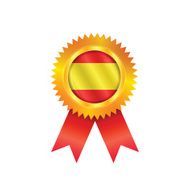 Spain medal flag