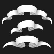 White banners