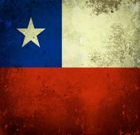 Grunge flag of Chile