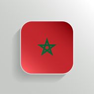 Vector Button - Morocco Flag Icon