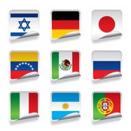 Sticker flags N6