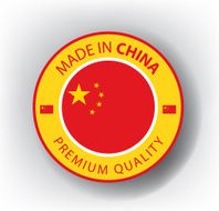 Made in CHINA Chinese seal Flag (Vector) N3
