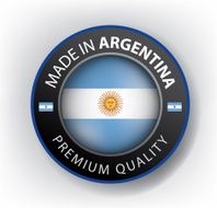 Made in ARGENTINA Argentinian seal Flag (Vector) N3