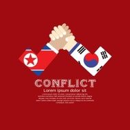 The opposition abstract conceptual