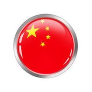 National Flag of china button