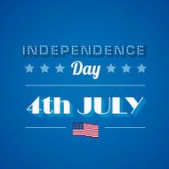 USA Independece Day Poster typography design template