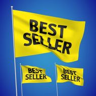 Best seller - yellow vector flags