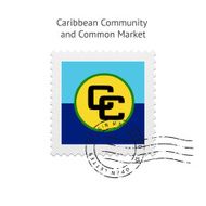 Caribbean Community and Common Market Flag Postage Stamp