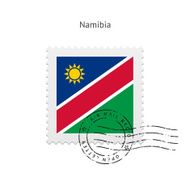 Namibia Flag Postage Stamp