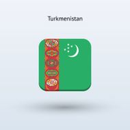 Turkmenistan Flag Icon