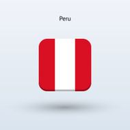 Peru Flag Icon N6