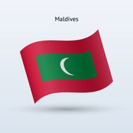 Maldives flag N15