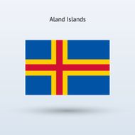 Aland Islands Flag N3