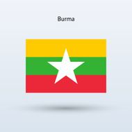 Burma flag N6