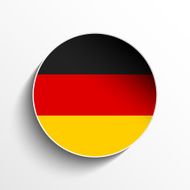 Germany Flag Sticker Button