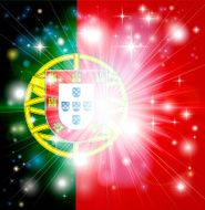 Portuguese flag background