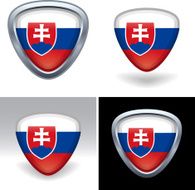 Slovakian Flag Crest