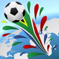 Soccer 2010 background