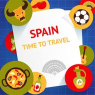 Spain background template