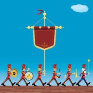 ceremonial parade
