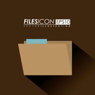 Files Icon vector illustration