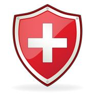 Switzerland Flag Shield