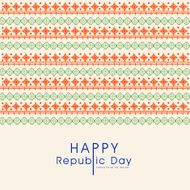 Greeting card design for Happy Indian Republic Day N2