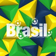 Brazil Soccer Background Design