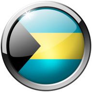 Bahamas Round Metal Glass Button