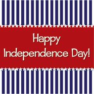 Happy Independence Day card in vector format N7