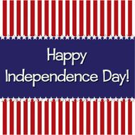 Happy Independence Day card in vector format N8