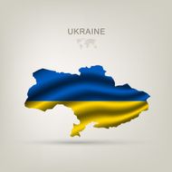 Flag of Ukraine as a country