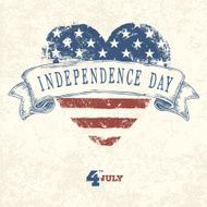 Independence day card concept Vector