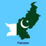 vector map of Pakistan