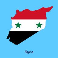 vector map of Syria
