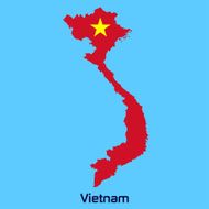 vector map of Vietnam