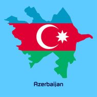 vector map of Azerbaijan