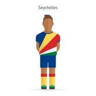 Seychelles football player Soccer uniform