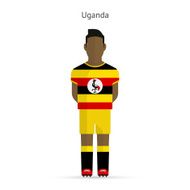 Uganda football player Soccer uniform