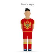 Montenegro football player Soccer uniform