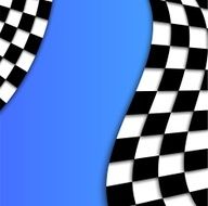 Racing Flag Vector Background Design N3