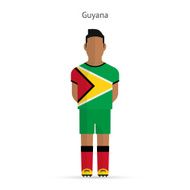 Guyana football player Soccer uniform