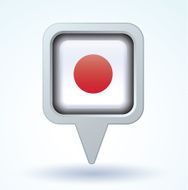 Flag of Japan vector illustration N12