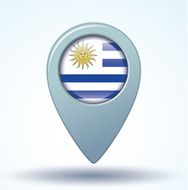 Flag of Uruguay vector illustration N11