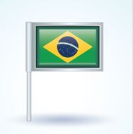 Flag of Brazil vector illustration N9