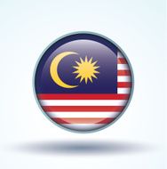 Flag of Malaysia vector illustration N10