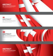 Abstract Swiss Flag Background Switzerland Art(Vector Art)
