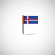 iceland flag pin